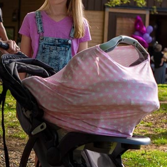 NWT Sweet Baby Beans Stripe 5 in 1 Nursing Cover - Picture 5 of 9